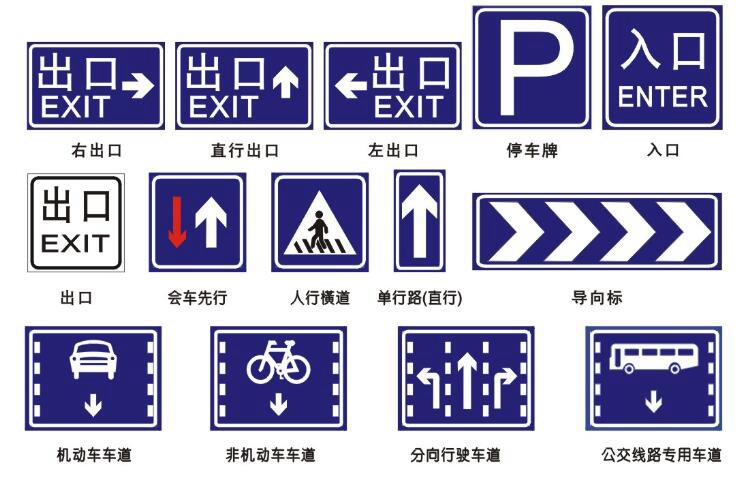 交通設施 方形標識牌